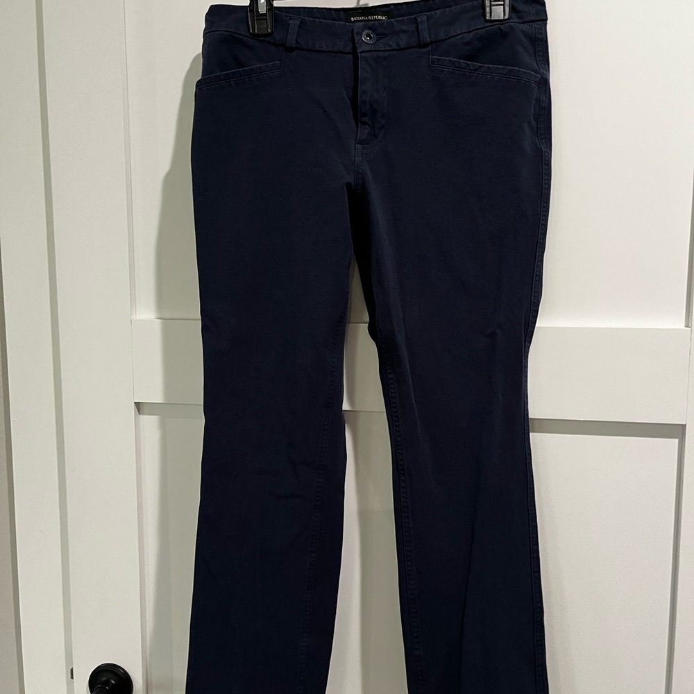 Banana Republic Dark Blue Trousers, Women’s 8
